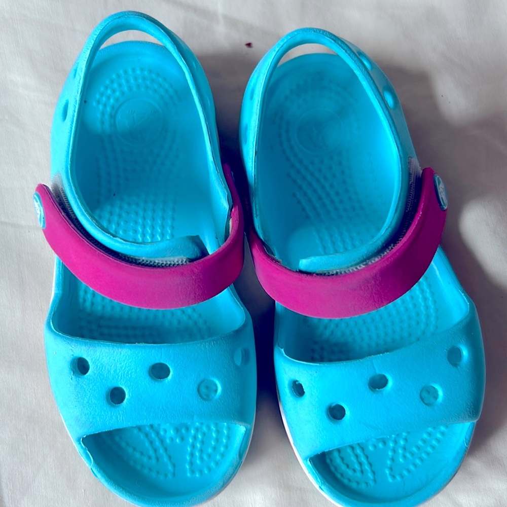 Crocs Shoes Sandals Kids Size C 8 Pool Candy- Used …